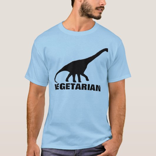 Dinosaur VEGETARIAN T-shirt (Voorkant)