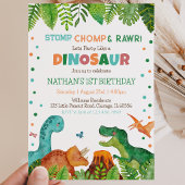 Dinosaur Verjaardag Kaart