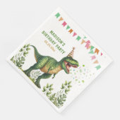 Dinosaur Verjaardag Servet (Hoek)