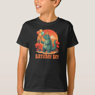 Dinosaur Verjaardags Jongen T-shirt