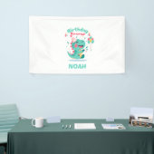 Dinosaur Verjaardagsbanner | Jongensfeestje | Bewe Spandoek (Beurs)
