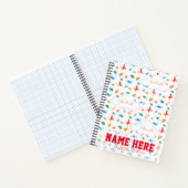 Dinosaur verjaardagsfeestje Milestone Guest Book Notitieboek (Binnen)