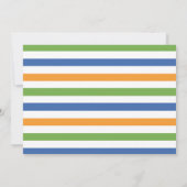 Dinosaur-verjaardagsuitnodiging foto-uitnodiging kaart (Achterkant)