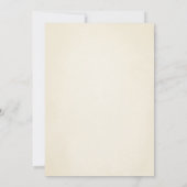 Dinosaur verjaardagsuitnodiging Girl Dinosaur Part Kaart (Achterkant)