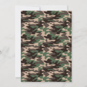 Dinosaur-verjaardagsverkrachter, kamouflage krasse kaart (Achterkant)