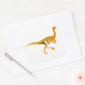 Dinosaur Vierkante Sticker (Envelop)