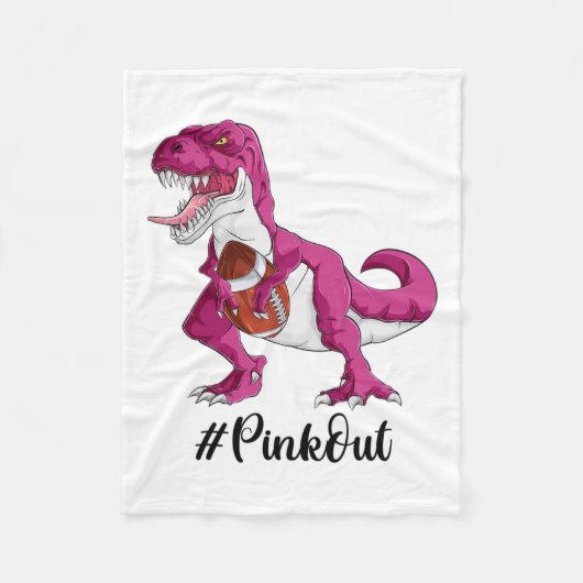 Dinosaur Voetbal Jongens1 Fleece Deken (Voorkant)