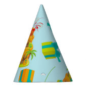 Dinosaur Volcano Birthday Cake Dino Eggs-ballonnen Feesthoedjes (Rechts)