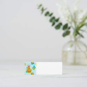 Dinosaur Volcano Birthday Cake Dino Eggs-ballonnen Mini Visitekaartje