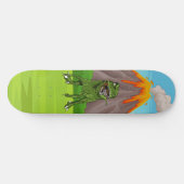 Dinosaur Volcano Prehistorische Era Persoonlijk Skateboard (Horizontaal)