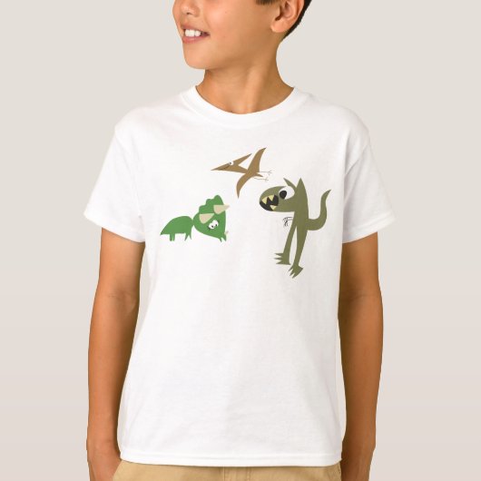 Dinosaur vrienden t-shirt (Voorkant)