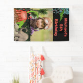 Dinosaur vulcano jongens verjaardagsbanner spandoek (Insitu)