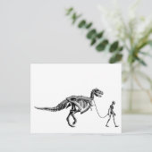 DINOSAUR WALK BRIEFKAART (Staand voorkant)
