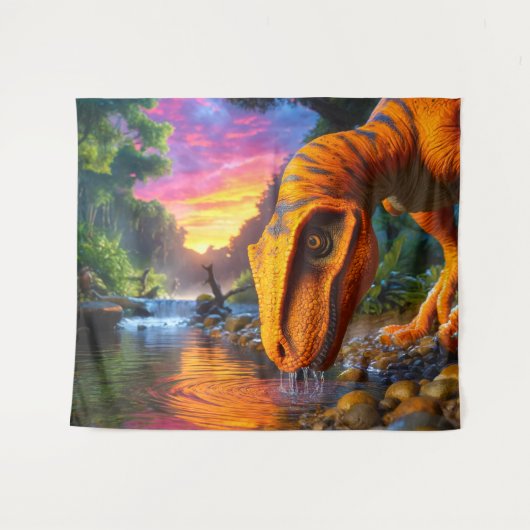 Dinosaur Wandkleed (Voorkant (horizontaal))