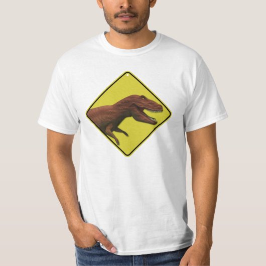 Dinosaur Warning Shirt (Voorkant)