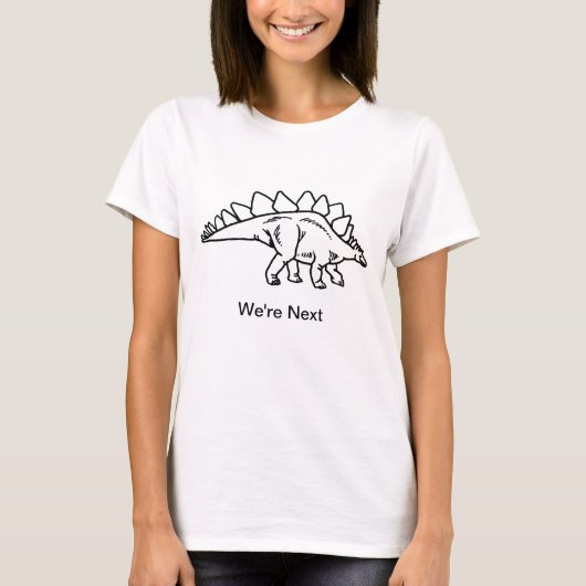 Dinosaur We zijn het volgende T-Shirt (Voorkant)
