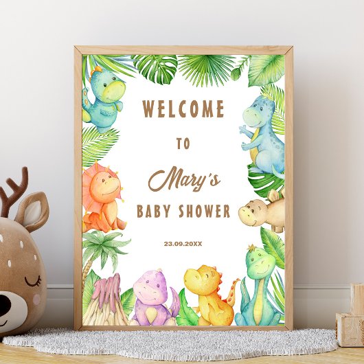 Dinosaur Welkom Poster