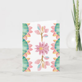 Dinosaur Wenskaart voor meisjes Kaart