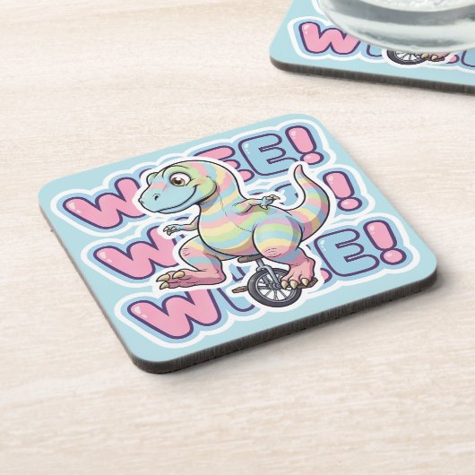 Dinosaur,Whee!!! Bier Onderzetter (Linkerzijde)