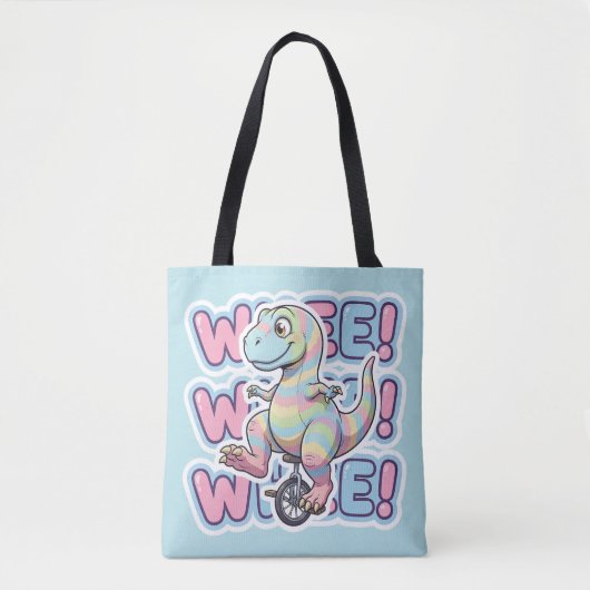 Dinosaur,Whee!!! Tote Bag (Voorkant)
