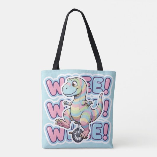 Dinosaur,Whee!!! Tote Bag (Achterkant)
