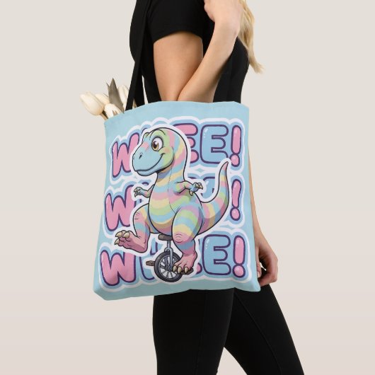 Dinosaur,Whee!!! Tote Bag (Dichtbij)