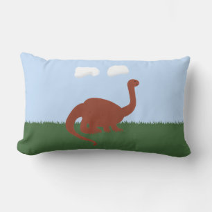 Dinosaur Whimsical Cartoon Art Kussen
