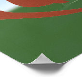 Dinosaur Whimsical Cartoon Art Poster (Hoek)