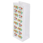 Dinosaur Wijn Cadeautas (Voorkant Gekanteld)