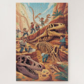 Dinosaur world discovery dig Puzzle Legpuzzel (Verticaal)