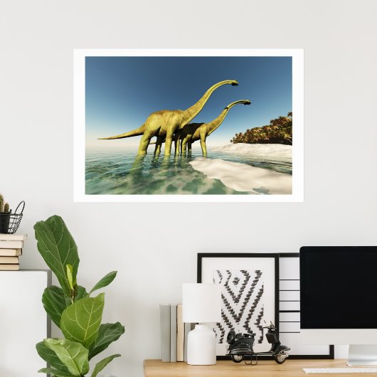 DINOSAUR WORLD PRINT (Thuiskantoor)