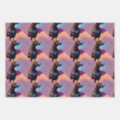 Dinosaur wrapping Paper - Abstracte Dinosaur Art (Voorkant 2)
