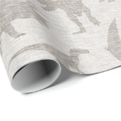 Dinosaur wrapping Paper - Beige Cadeaupapier (Rol Hoek)