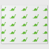 Dinosaur Wrapping Paper Birthday Cadeaupapier (Vlak)