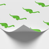 Dinosaur Wrapping Paper Birthday Cadeaupapier (Hoek)