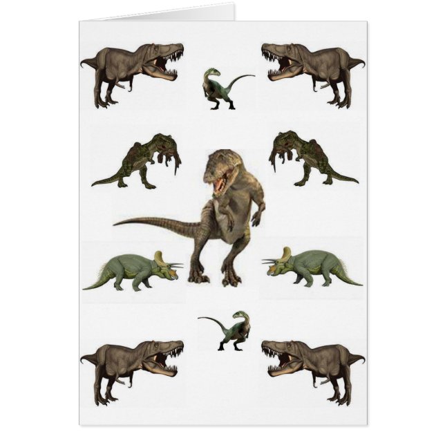Dinosaur wrapppapier (Voorkant)