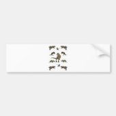 Dinosaur wrapppapier bumpersticker (Voorkant)