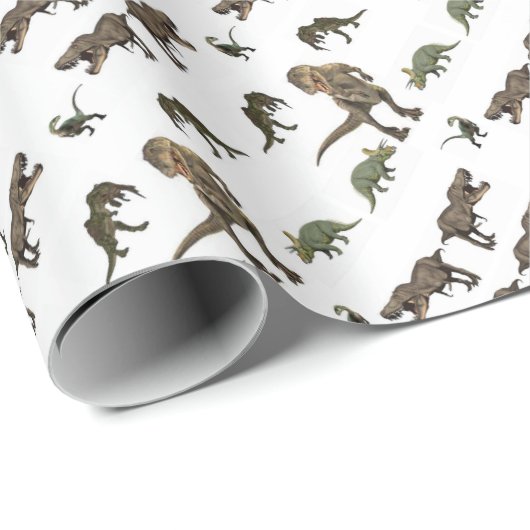 Dinosaur wrapppapier cadeaupapier (Rol Hoek)