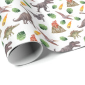 Dinosaur wrapppapier cadeaupapier (Rol Hoek)