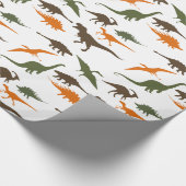 Dinosaur Wrapppapier Cadeaupapier (Hoek)