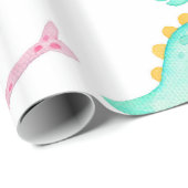 Dinosaur wrapppapier cadeaupapier (Rol Hoek)
