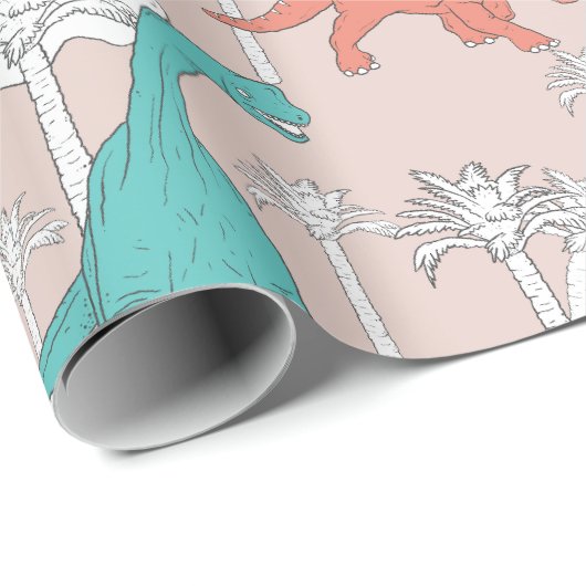 Dinosaur Wrapppapier Cadeaupapier (Rol Hoek)