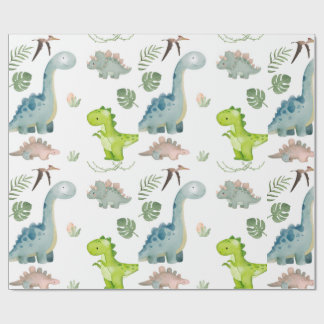 Dinosaur wrapppapier cadeaupapier