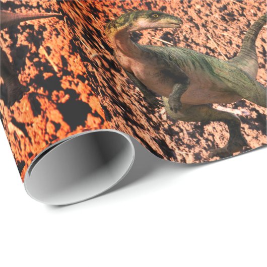 Dinosaur wrapppapier cadeaupapier (Rol Hoek)