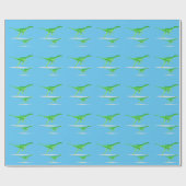 Dinosaur wrapppapier cadeaupapier (Vlak)