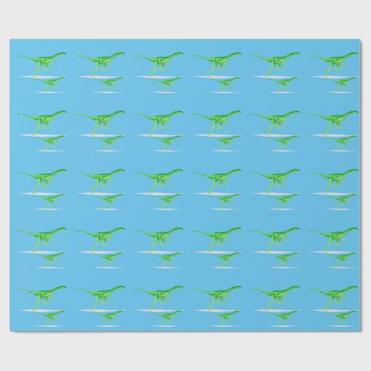 Dinosaur wrapppapier cadeaupapier (Vlak)