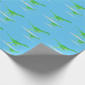 Dinosaur wrapppapier cadeaupapier (Hoek)