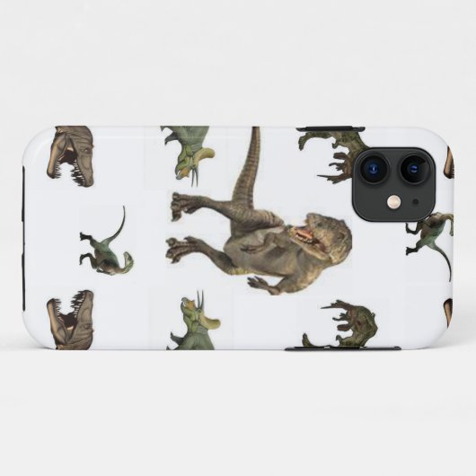 Dinosaur wrapppapier Case-Mate iPhone case (Achterkant (horizontaal))