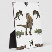 Dinosaur wrapppapier fotoplaat (Zijkant)