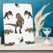 Dinosaur wrapppapier fotoplaat (Zijkant)